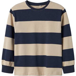 Name It Pure Cashmere/navy Blazer Stribet Bluse