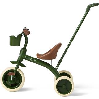 Stoy Vintage Trehjulet Cykel Med Forældrehåndtag Army Green 2-4 Y      Unisex