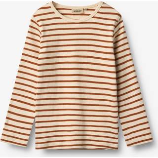 WHEAT Kid's T-Shirt L/S Stig Longsleeve Børn størrelse 92 farve beige