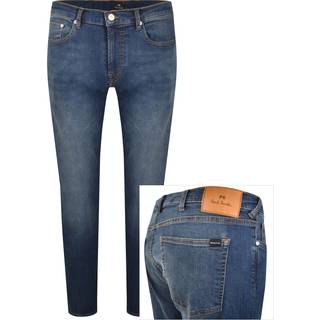 Paul Smith Tapered Fit Jeans Mid Wash Blue