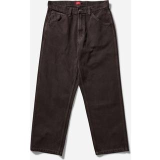 Vans - Skate Check-5 Loose Denim Trousers, Man, Brown, Size: 32 - Brown - 32