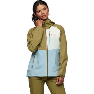 Cotopaxi Women's Impermeo 3L Hooded Shell Jacket Syntetisk jakke Damer størrelse XL farve beige