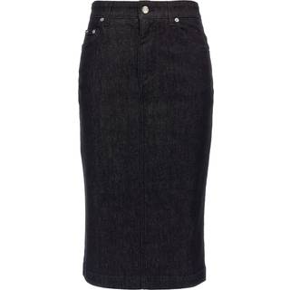 Dolce&Gabbana Denim midi skirt - blue - XXS