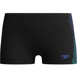Speedo aquashorts til drenge - Plastisol Placement - Sort/blå