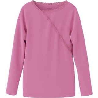 NAME IT Langærmet Bluse Nanettie Fuchsia Pink