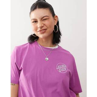 Santa Cruz Women's Partial Dot T-Shirt T-shirt Damer størrelse 10 farve lilla