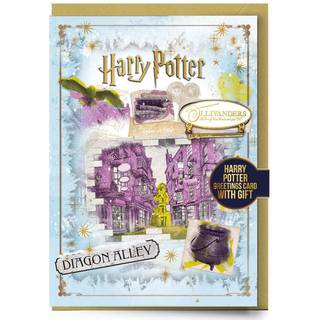 HARRY POTTER - Olivanders Sign - Greeting card with Pin