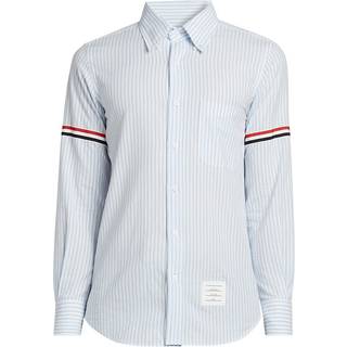 Thom Browne RWB Stripe striped cotton shirt - blue - M