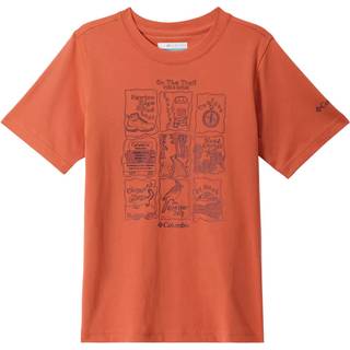 Columbia Valley Creek Short Sleeve Graphic Kids T-shirt - L - tuscan/hike guide