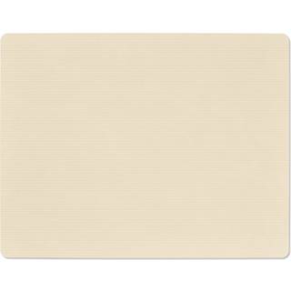 Lind Dna Square L Corduroy Dækkeserviet - Dækkeservietter & Coasters Læder Vanilje - 992701