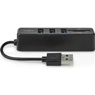 Nedis - USB-A Hub (USB-A / 4xUSB-A 2.0)(Sort) - 0,1 m