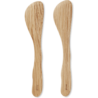 Ferm Living Cairn smørkniv 2-pak Oak