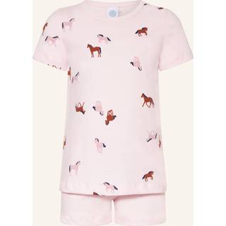 Sanetta Kid's Pyjama Short AOP 233565 Pyjamas Børn størrelse 128 farve hvid