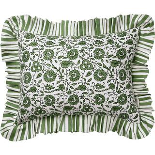 Pick a Poppy Damson Pudebetræk 30x40 Cm t - Pyntepuder & Betræk Bomuld Grøn - T07304005SS25-263