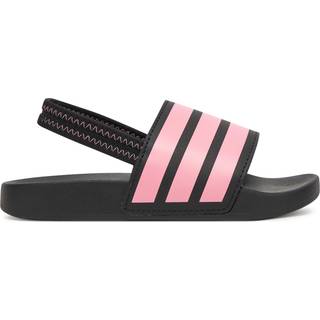 Adilette Estrap Kids sandaler - Core Black / Bliss Pink / Core Black - 34