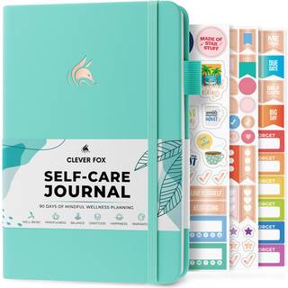 Clever Fox Self -Care Journal - Wellness & Daily Reflection Notebook - Mental Health & Personal Development Journal - Selvplejeplanl?gning Medita