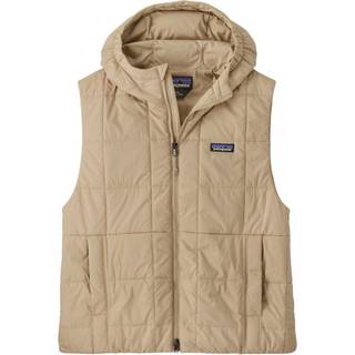 Patagonia Women's Light Gust Hooded Vest Syntetiske veste Damer størrelse S farve beige