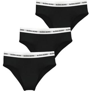Björn Borg 3-pak Logo High Waist Brief - Black - Medium