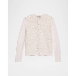 Oscar de la Renta Lace cardigan - white - XL