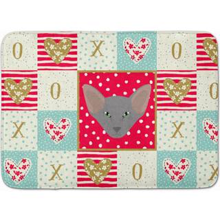 """" Caroline's Treasures Oriental Shorthair Cat Love Machine Washable Memory Foam Mat Doormats multicolor """"
