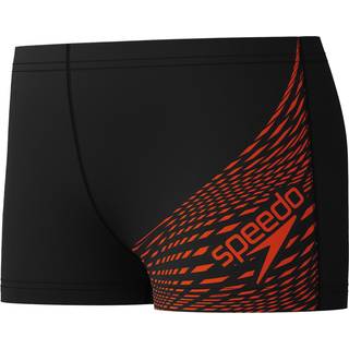 Boys' Medley Logo Aquashort Black/Red - Orange