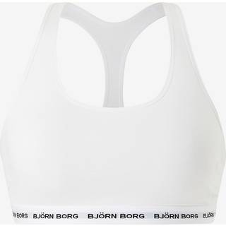 Björn Borg Women's Logo Soft Top 1p Brilliant White, M