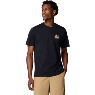 T-shirt Columbia Explorers Canyon™ Back SS Tee Black/ Trailscape M - Trailscape - M