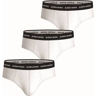 Björn Borg Cotton Stretch Briefs 3-pack Hvid, M