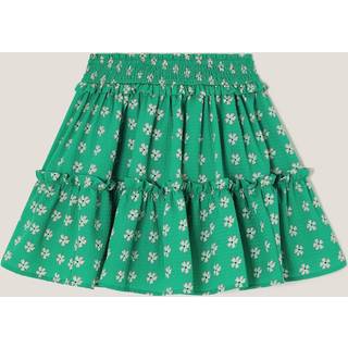 Monsoon Monsoon Green Floral Print Frill Skirt