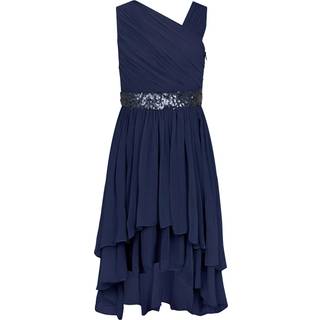 Monsoon Monsoon Blue Abigail One-Shoulder Prom Dress