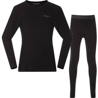 Bergans  Kids/Junior Allround Merino Baselayer Set Kids/Junior Black, 164
