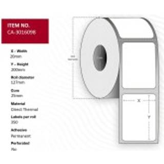 CAPTURE Label 20x200, Direct thermal,