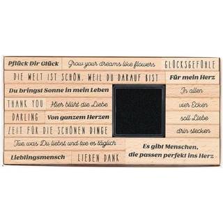 Paper Poetry Stempelset La Vie en Rose Poesiealbum