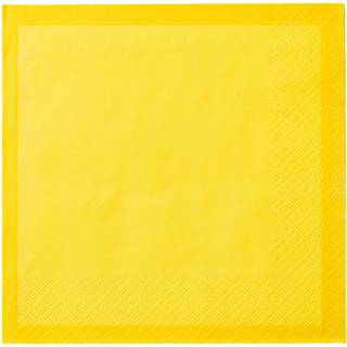 Iittala Servietter 33x33 Cm Ildgule - Servietter & Tilbehør Papir Fire yellow - 1079323