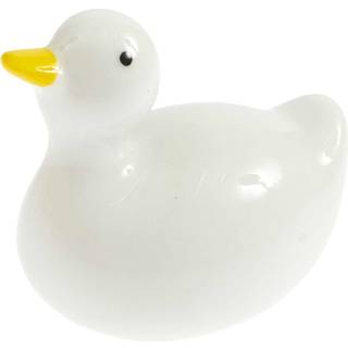 Keramik Ente weiß - Weiß