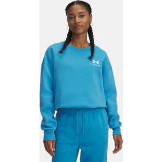 Under Armour Icon Fleece Women's Oversized Crew Ether Blue / White L