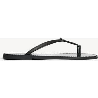 Lalla lædersandaler - Black - 39
