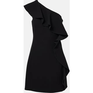 Max Mara Giacomo ruffled sablÃ© minidress - black - XL