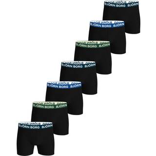Björn Borg Cotton Stretch Boxers 7-pack Sort, S