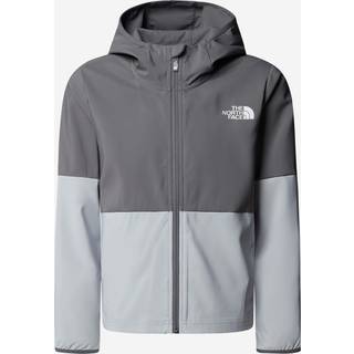 The North Face Boy's On The Trail Fullzip Hoodie Løbejakke Børn størrelse S farve grå