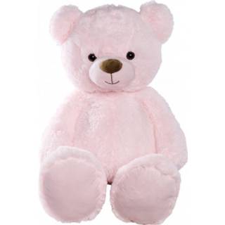 Bamse 80cm - krammedyr, lyserød