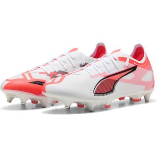 Puma ULTRA 5 MATCH Mx SG Football Boots Unisex, White, Size 46, Shoes - Glowing Red - 46