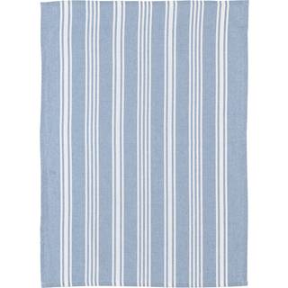 Eco Stripe Viskestykke recycle fra Bastian Tekstiler - Dream blue farve - Bomuld/Polyester