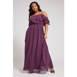 Yours Curve Yours Curve Purple Longline Zip Through Jacket