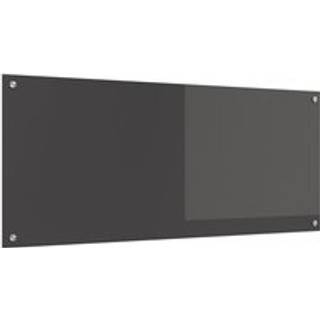 Køkken bagvæg Mørkegrå 120 x 50 x 0,6 cm hærdet glas