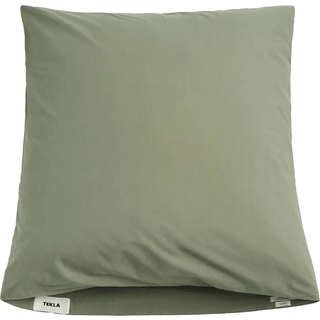 Tekla - Cotton Percale 50x60 cm Olive Green - Pudebetræk - Grøn