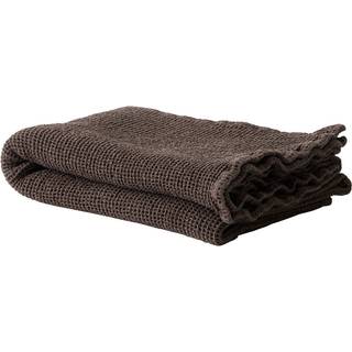 Tell Me More Nella Waffle Håndklæde 100x150 Cm - Håndklæder & Badelagner Taupe - 619378