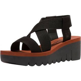 Fly London Yabi Elastic Stræk Sort SandalerEU 36 (UK 3)