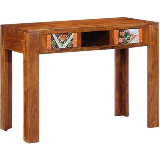 Bord Med Skuffe Brun 100 X 50 X 75 Cm Massivt Akacietræ