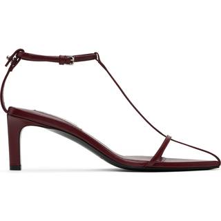 Jil Sander 65 leather sandals - red - EU 40.5